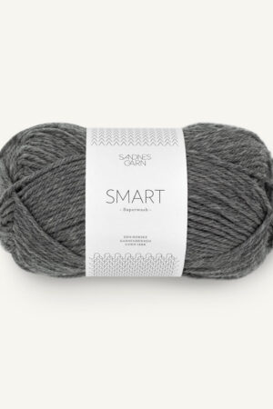 Sandnes Garn, Smart 1053 meleerattu tummanharmaa