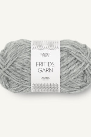 Sandnes Garn Fritidsgarn 1042 meleerattu harmaa