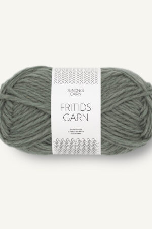 Sandnes Garn Fritidsgarn 8260 harmaanvihreä