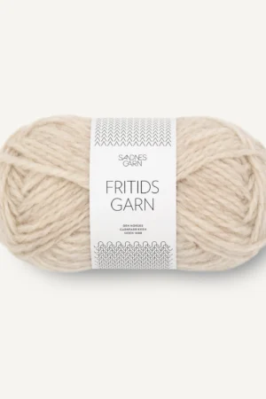 Sandnes Garn Fritidsgarn 2641 meleerattu luonnonvalkoinen