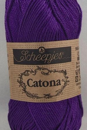 Scheepjes Catona 521 Deep Violet