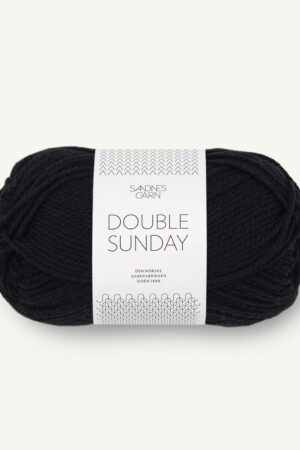 Sandnes Garn Double Sunday, 1099 musta