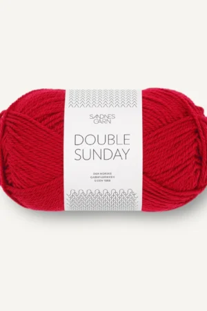 Sandnes Garn Double Sunday, 4219 tummanpunainen