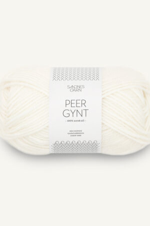 Sandnes Garn Peer Gynt 1001 valkoinen
