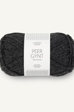 Sandnes Garn Peer Gynt 1088 hiilenharmaa