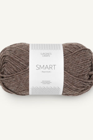 Sandnes Garn Smart 2652 keskiruskea meleerattu
