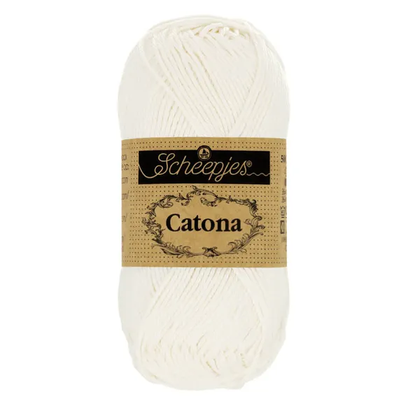 Scheepjes Catona 105 Bridal White