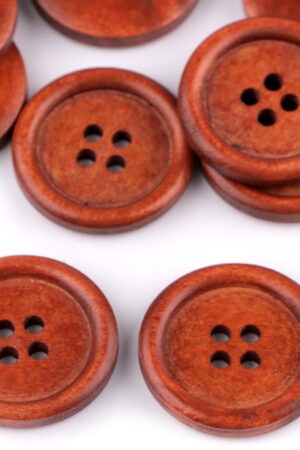 Puunappi 25 mm (koko 40) 4-r kirsikkapuu