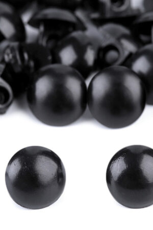 Pallonappi/Ommeltava silmä 7mm musta (5 paria)