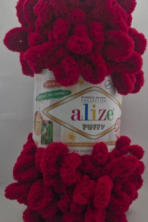 Alize Puffy 987 viininpunainen