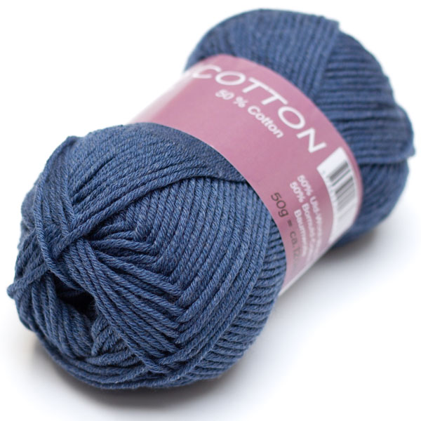 Hjertegarn Merino Cotton 904 tumma farkunsininen