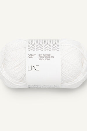Sandnes Garn Line 1001 True White