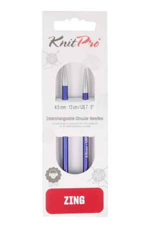 Knitpro Vaihtopää Zing 13 cm/4,5 mm