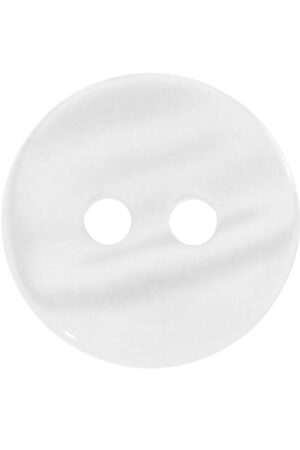 Muovinappi 11 mm valkoinen
