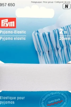 Prym Pyjamakuminauha 20 mm / 2 m valkoinen