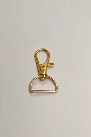 Karabiinilukko 20 mm kulta