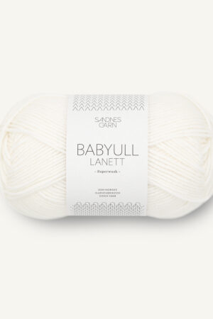 Sandnes Garn Babyull Lanett 1001 True White