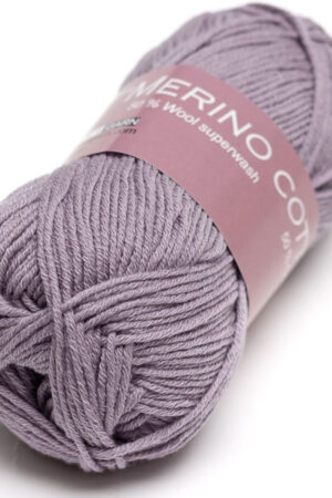 Hjertegarn Merino Cotton 3906 liila