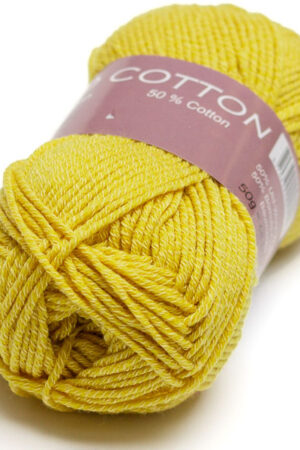 Hjertegarn Merino Cotton 2676 sitruunankeltainen