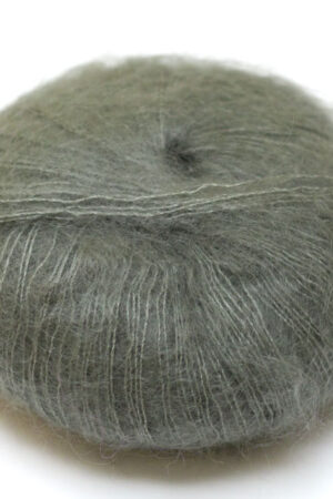 Hjertegarn Silk Kid Mohair 5806 vihertävä harmaa