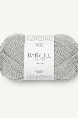 Sandnes Garn Babyull Lanett 1022 Light Grey Melange