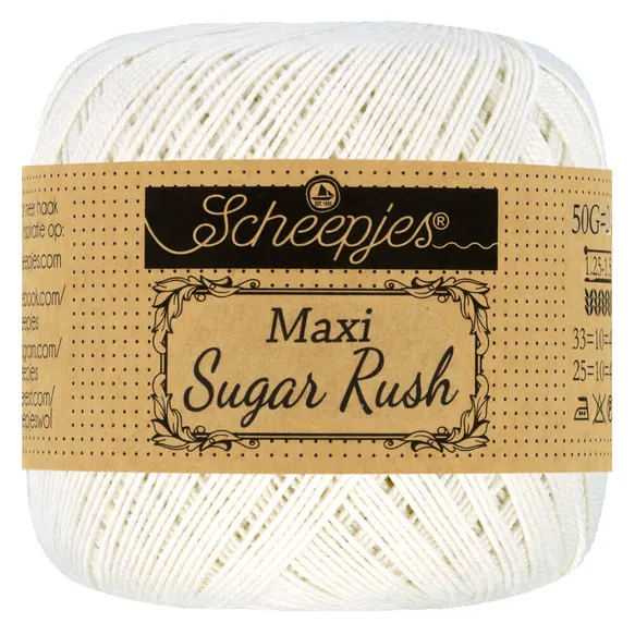 Scheepjes Maxi Sugar Rush 105 Bridal White