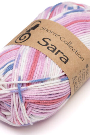 Viking Garn Sara Multi 961 vaaleanpuna-sini-lila