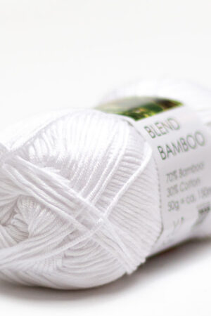 Hjertegarn Blend Bamboo 1000 valkoinen