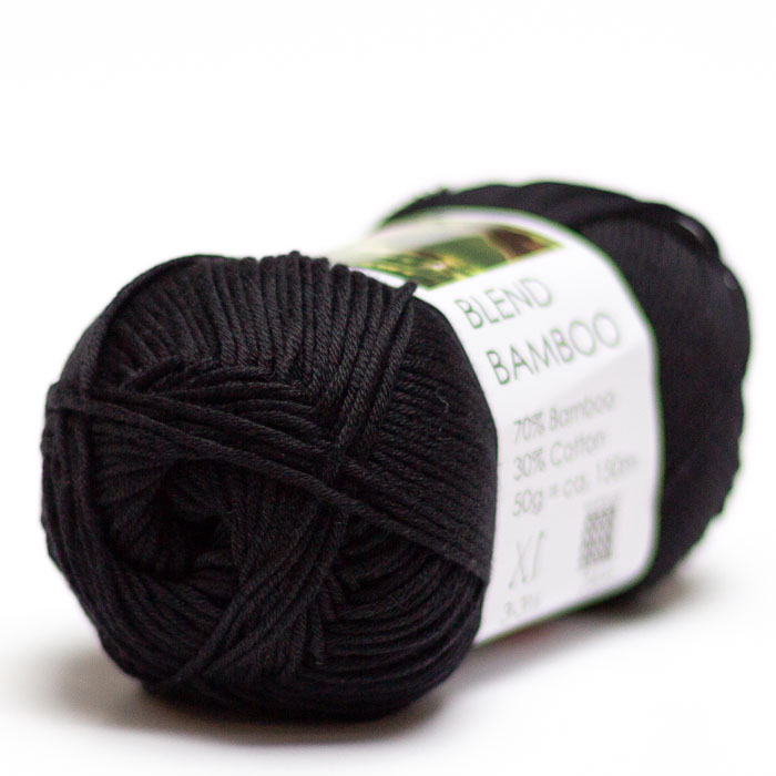 Hjertegarn Blend Bamboo 1990 musta
