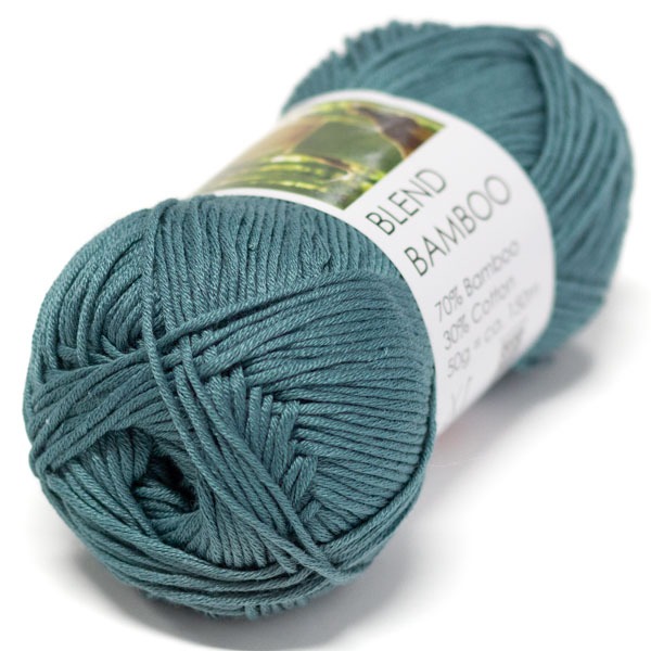 Hjertegarn Blend Bamboo 4612 vaalea petrooli