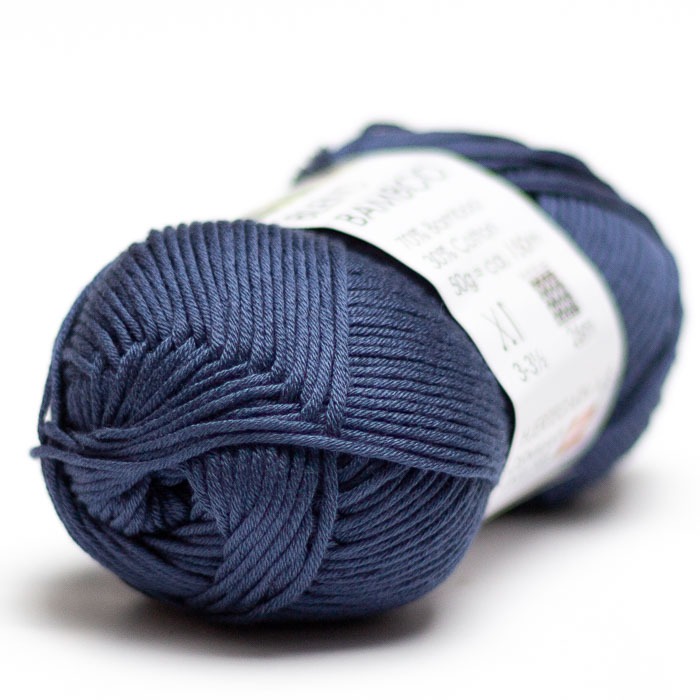 Hjertegarn Blend Bamboo 6970 tummansininen