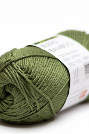 Hjertegarn Blend Bamboo 7150 sammalenvihreä
