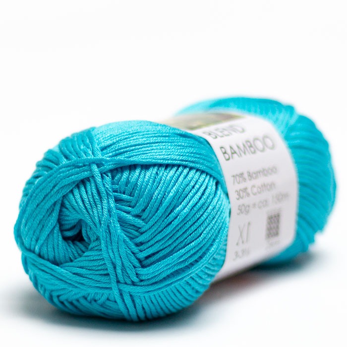 Hjertegarn Blend Bamboo 731 turkoosi