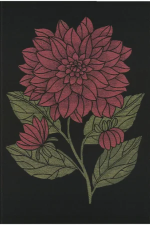 Ekelund Käsipyyhe 48x70cm Dahlia dekorativ