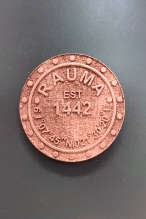 Rauma-magneetti Kolikko pronssi