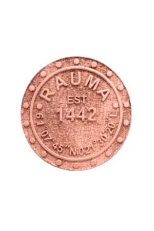 Rauma-magneetti Kolikko pronssi