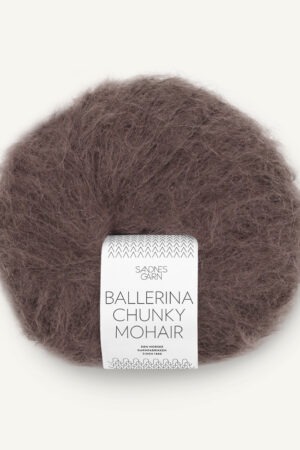 Sandnes Garn Ballerina Chunky Mohair 3880 Dark Chocolate
