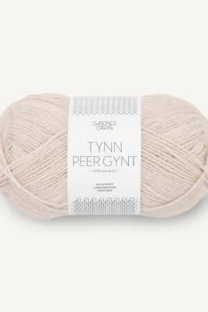 Sandnes Garn Tynn Peer Gynt 2641 Natural White Melange