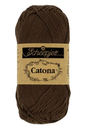 Scheepjes Catona 162 Black Coffee