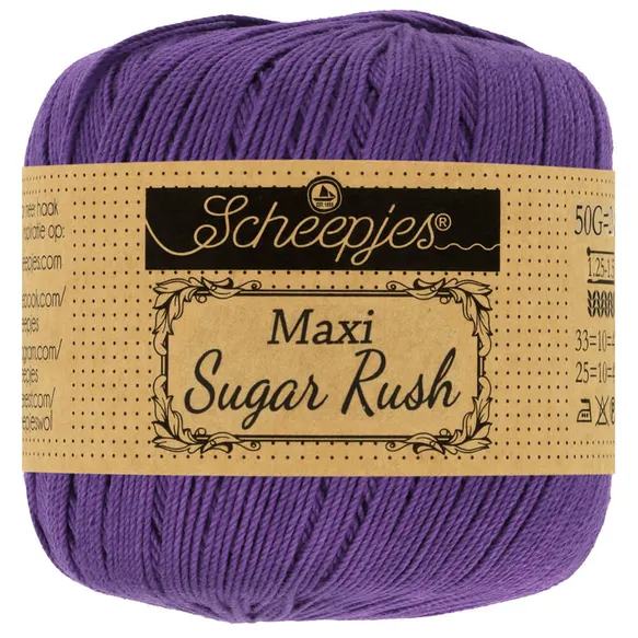Scheepjes Maxi Sugar Rush 521 Deep Violet