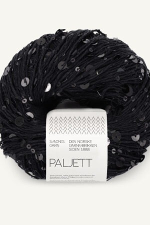 Sandnes Garn Paljett 1090 Black Tie Twinkle