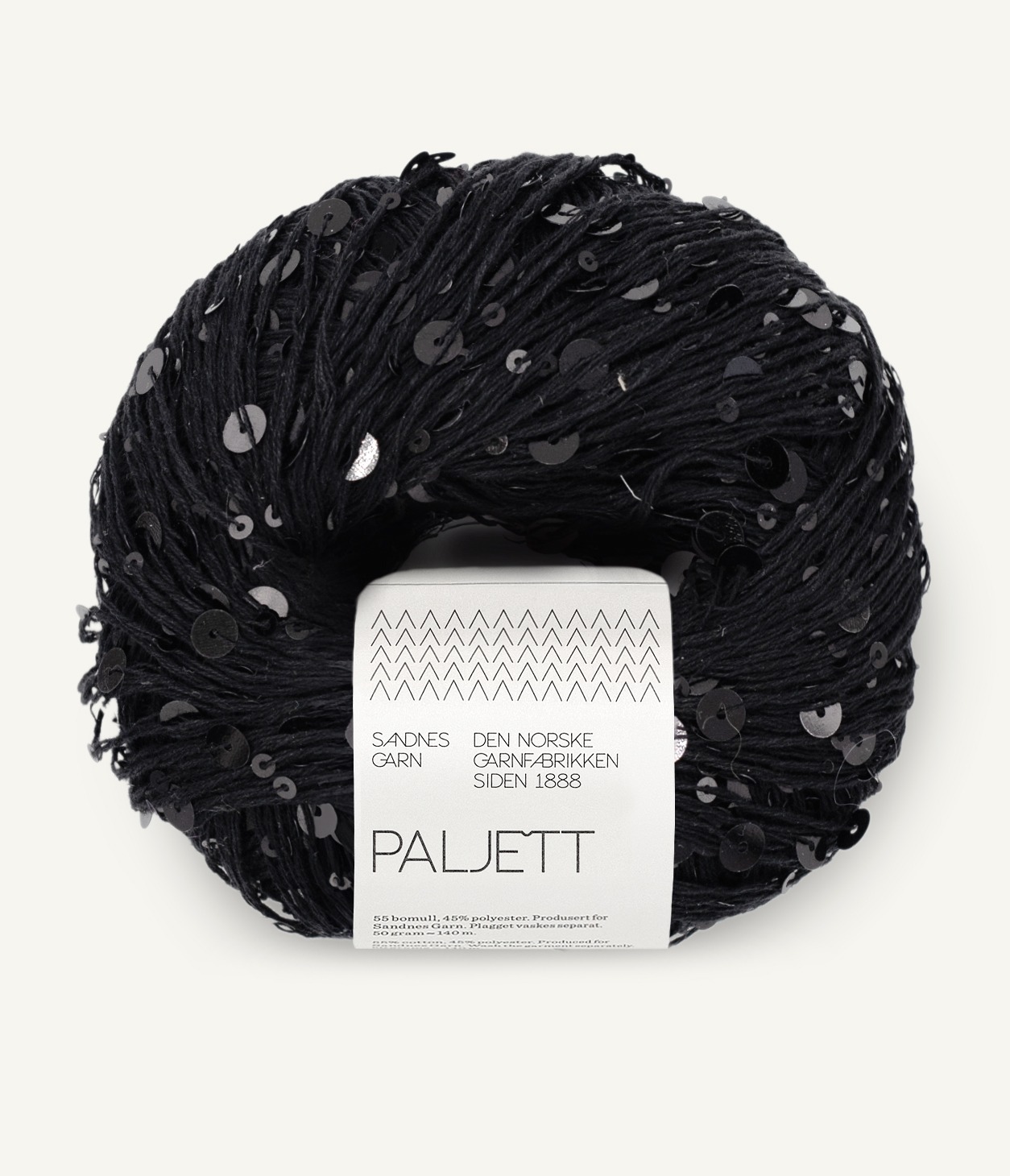 Sandnes Garn Paljett 1090 Black Tie Twinkle