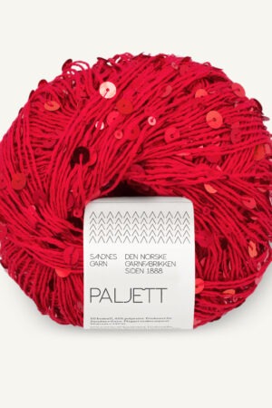 Sandnes Garn Paljett 4290 Red Carpet Ready