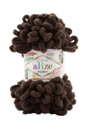 Alize Puffy 26 tummanruskea