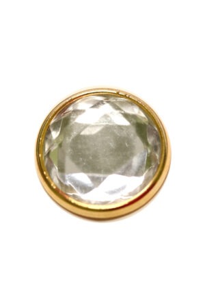 Kantanappi Kristalli 20 mm, kulta