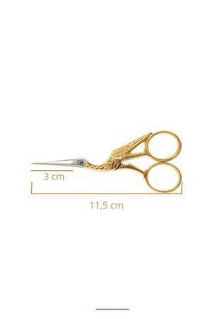Haikara-kirjontasakset 11,5 cm kulta