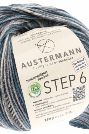 Austermann Step 6 880 sini-valkoinen