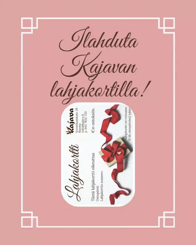 Kajava - Lahja ja käsityö